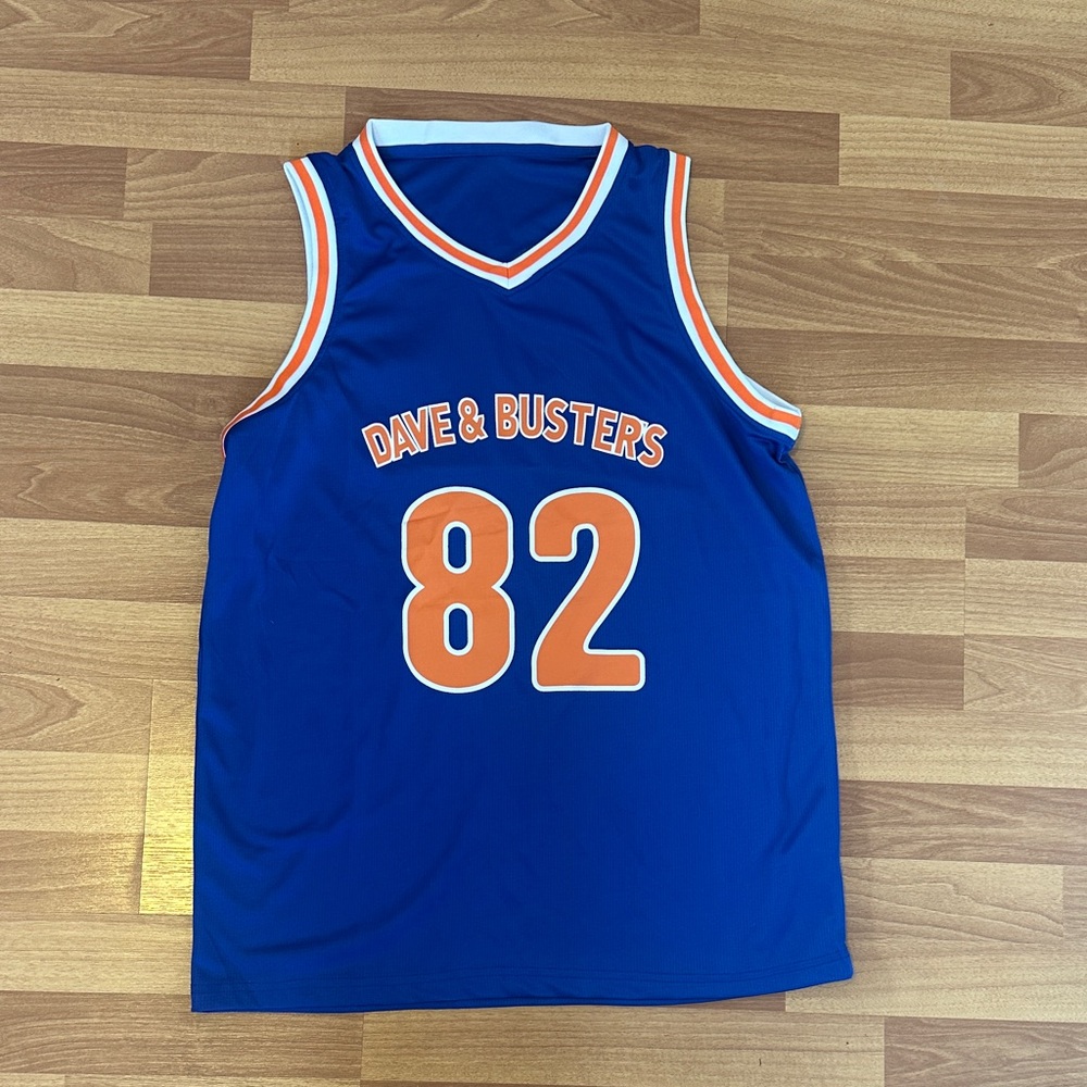 Blue Dave and Busters Jersey